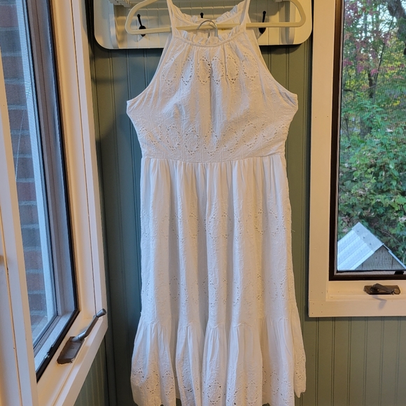 Anthropologie Dresses & Skirts - NWT Anthropologie white cotton dress size 8